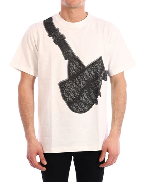 dior saddle bag print t shirt|dior t-shirts for men.